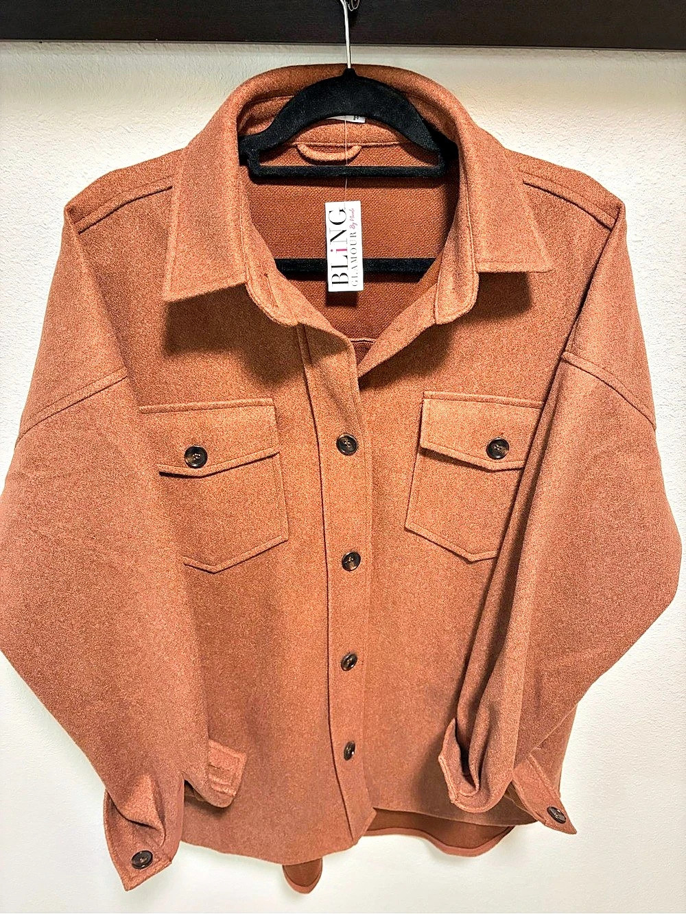 NWT Boutique Women’s Fall Shacket Jacket - Large